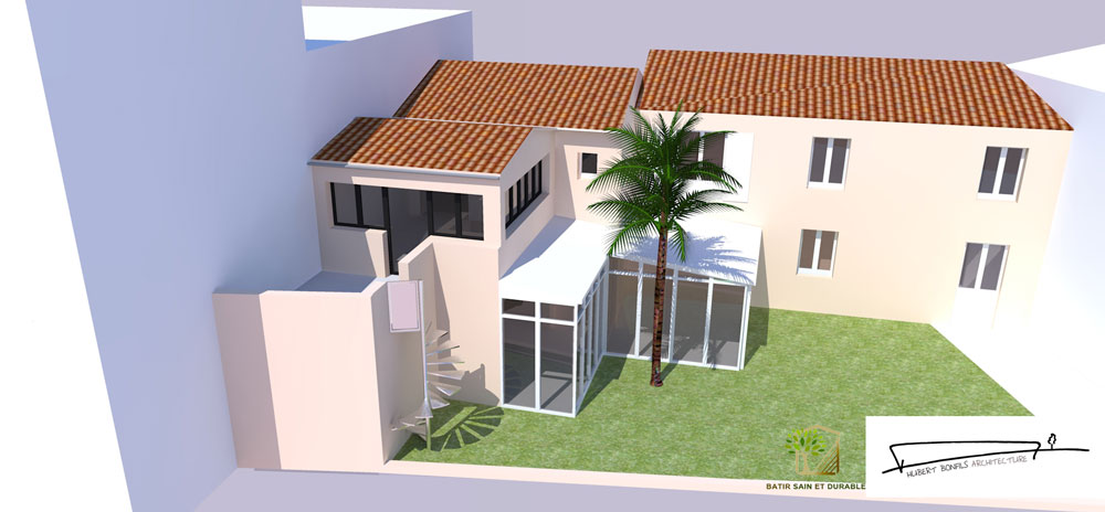 Extension en bois dâ€™une maison individuelle
