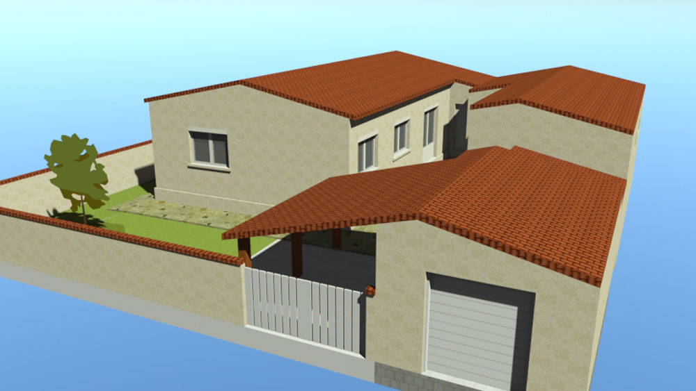 Extension d'une maison individuelle et CrÃ©ation d'un garage 