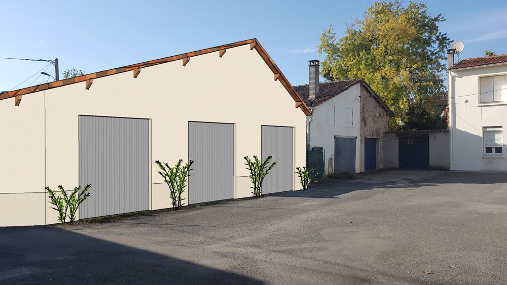 Construction de 3 garages