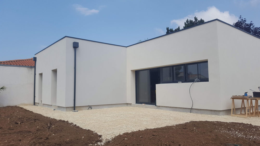 Construction dâ€™une maison contemporaine toit terrasse