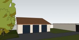 Construction d'un garage